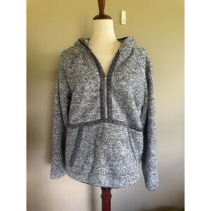 Ariat R.E.A.L. Women's Gray Marled Pullover Hoodie Western Style Size L